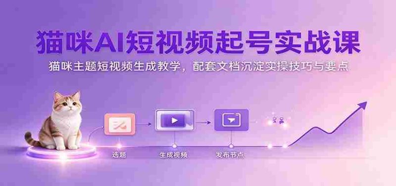 探索猫咪AI短视频制作奥秘:猫咪主题内容创作攻略,附赠实操手册解析关键技巧-OG资源站