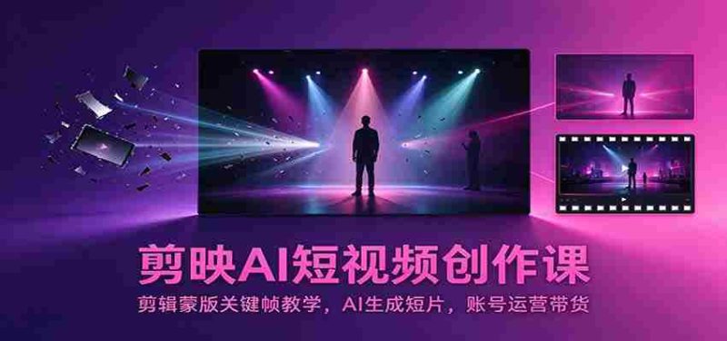 探索剪映AI短视频制作技巧：掌握蒙版关键帧剪辑，AI自动制作影片，高效运营账号带货策略-OG资源站