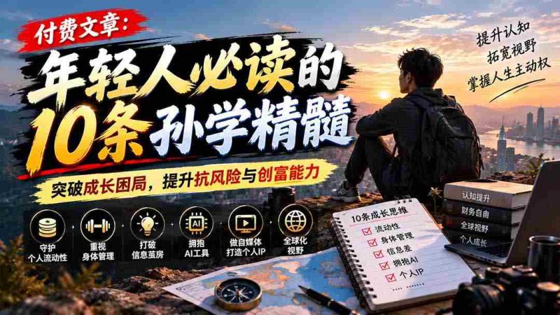 解锁成长密码：孙学智慧精华盘点，助你破局而出，增强风险抵御与创富潜能-OG资源站