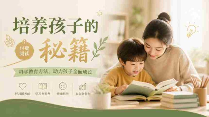 揭秘：如何高效培养孩子的秘诀！-OG资源站