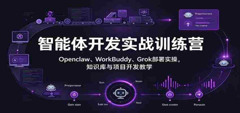 探索智能体编程真谛：Openclaw、WorkBuddy、Grok实战部署，深度解析知识库与项目开发技巧-OG资源站