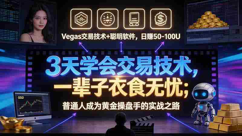 3 天学会 顺势而为交易系统,趋势看得懂、下单有依据:软件自动帮你盯盘,新手也能稳定复利-OG资源站