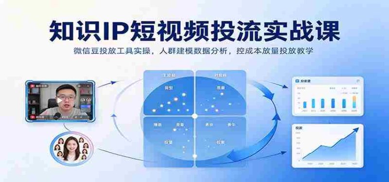 短视频知识IP流量投放攻略：微信豆投放技巧详解，精准人群建模与成本控制策略教学-OG资源站