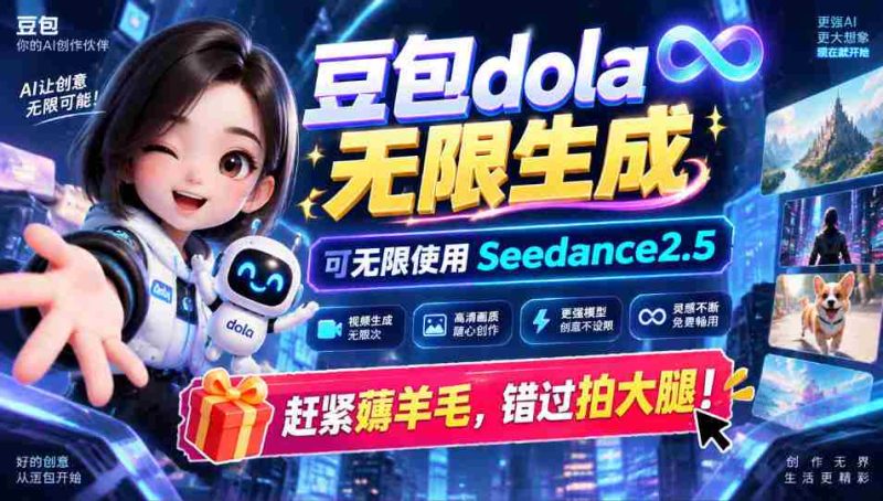 1029独家揭秘：豆包dola无限制造术，轻松驾驭sseedance2.5，速来抢鲜体验，喜不自胜拍手叫好-OG资源站