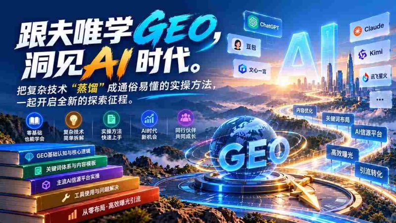 领略夫唯智慧，GEO-更新1030深度解读：AI时代易懂的科技解析，共赴创新探索之旅-OG资源站