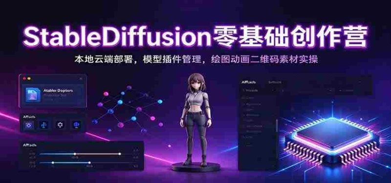 探索StableDiffusion创作之旅：轻松本地部署，高效模型插件掌控，动画与二维码素材实操教学-OG资源站